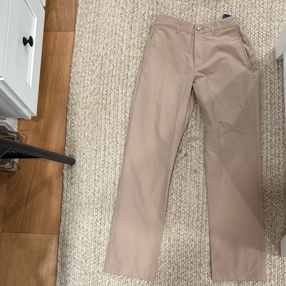 Crewcuts Boy’s Tan Performance Pants - Classic Straight Fit